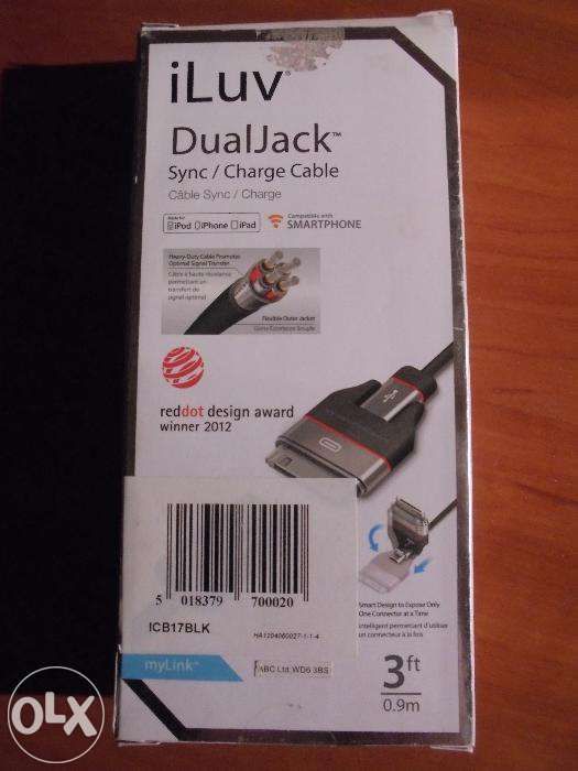 iLuv DualJack kabel do iPhone
