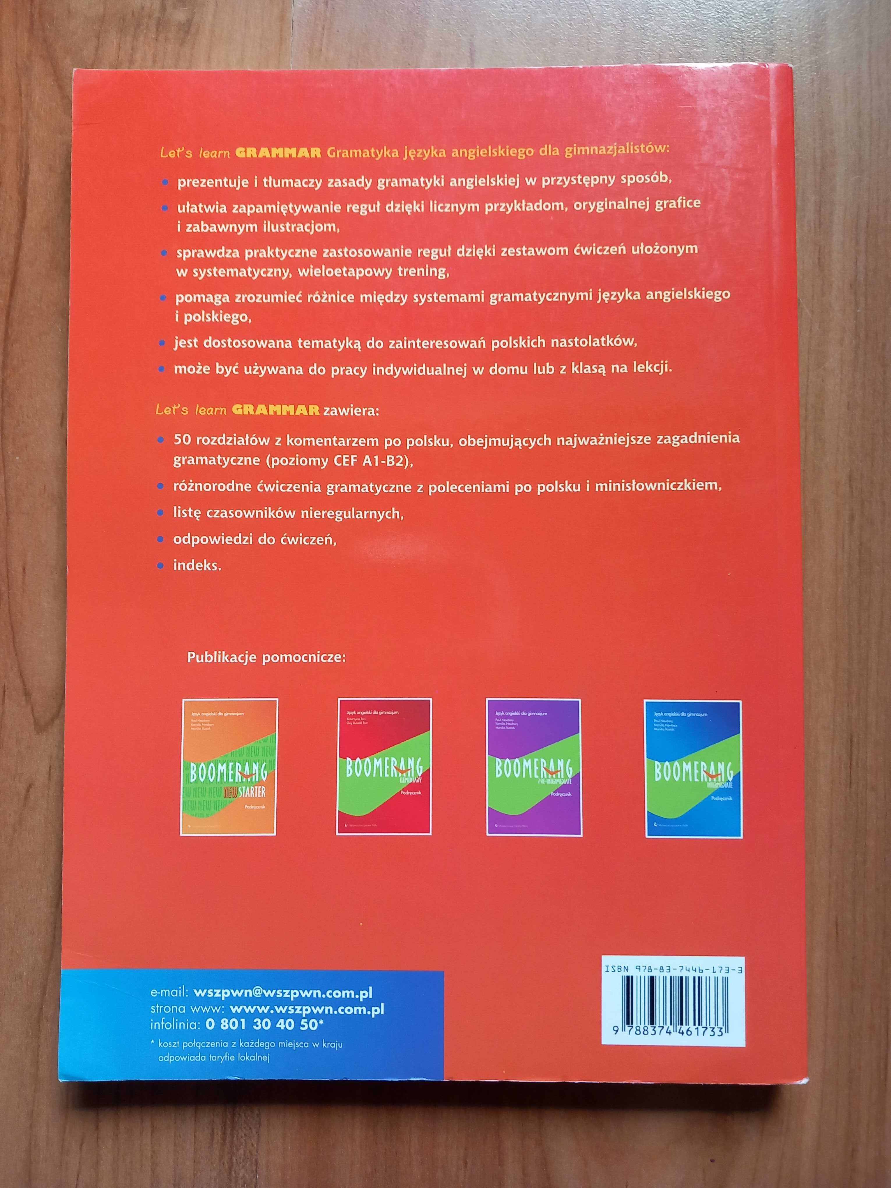 Let's learn grammar - gramatyka angielska ćwiczenia