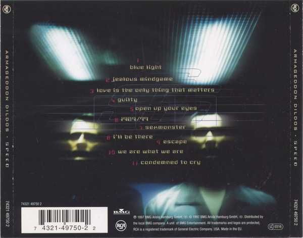 Armageddon Dildos cd  Speed     ebm electro super