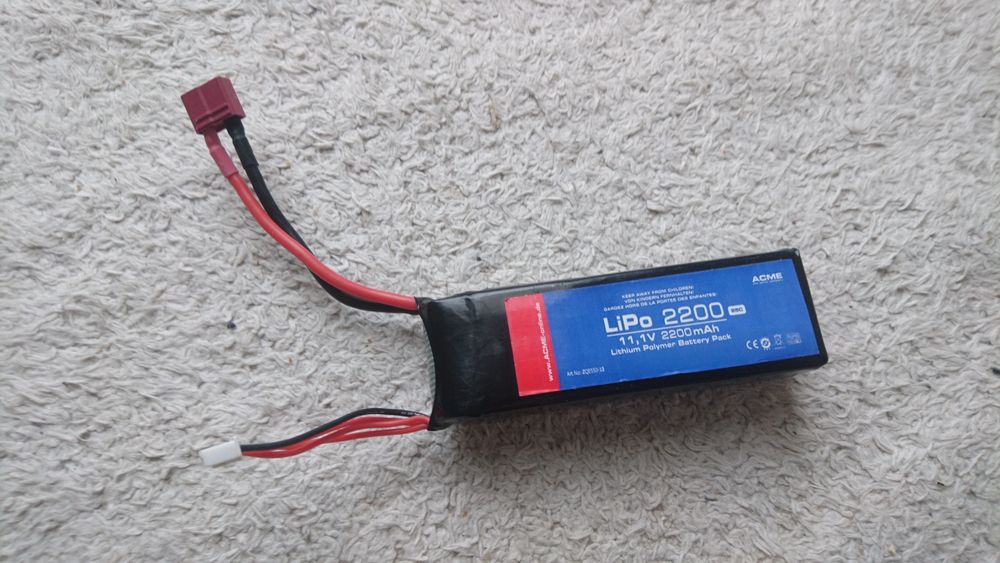 Lipo 3s pakiet 2200mAh, 11,1V