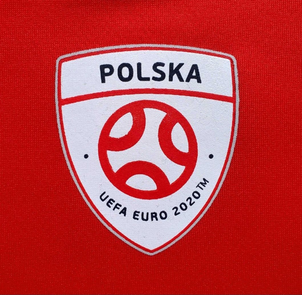 Koszulka piłkarska sportowa Uefa Euro 2020 Polska biało-czerwona 146