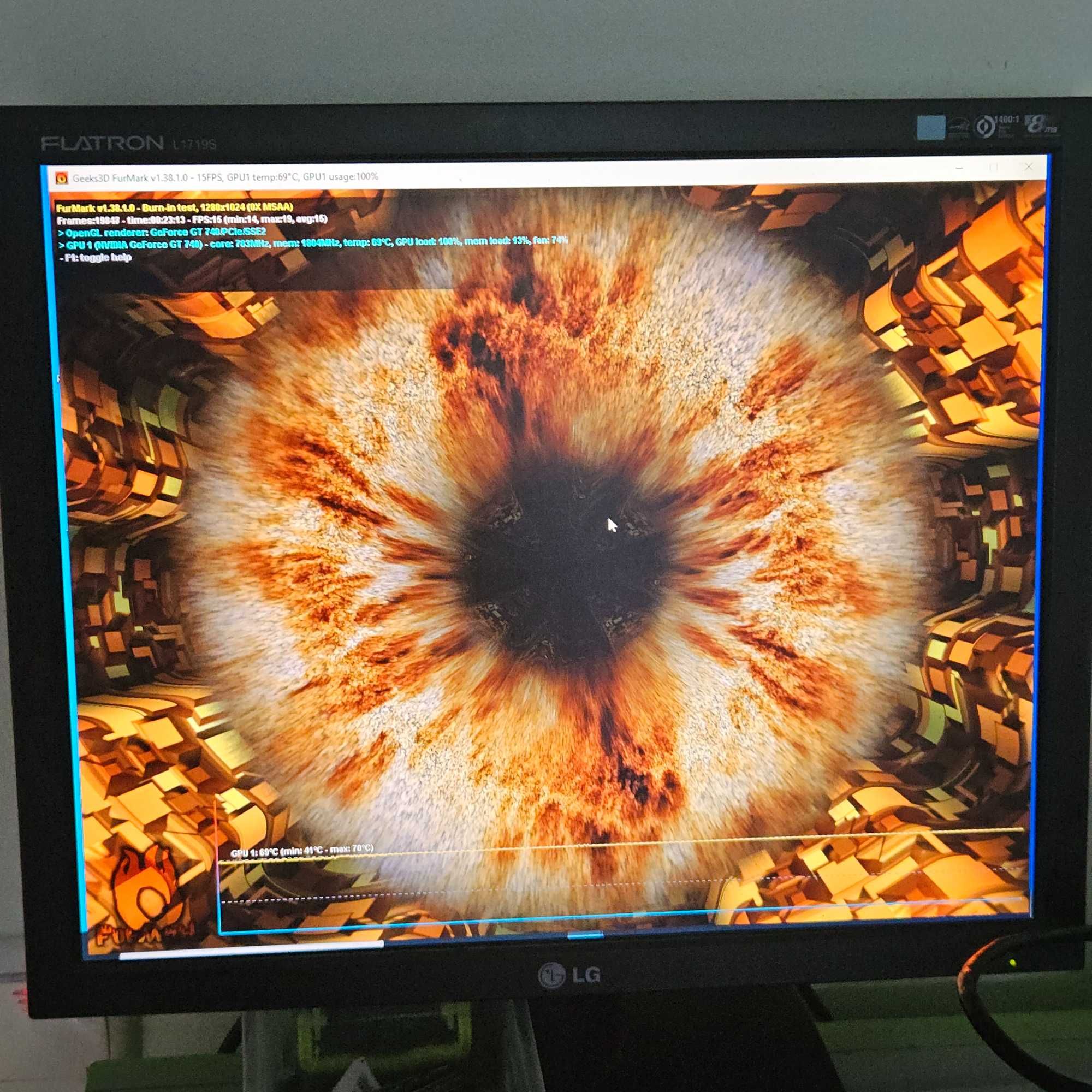 Відеокара GeForce GT 740 1ГБ GDDR5 (128bit) (DVI, VGA, HDMI)