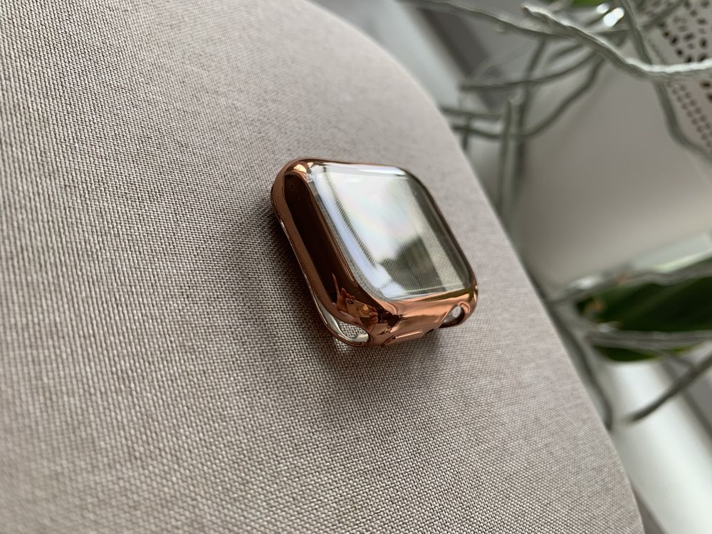 Osłonka etui pokrowiec na tarczę apple watch 40mm różowe złoto