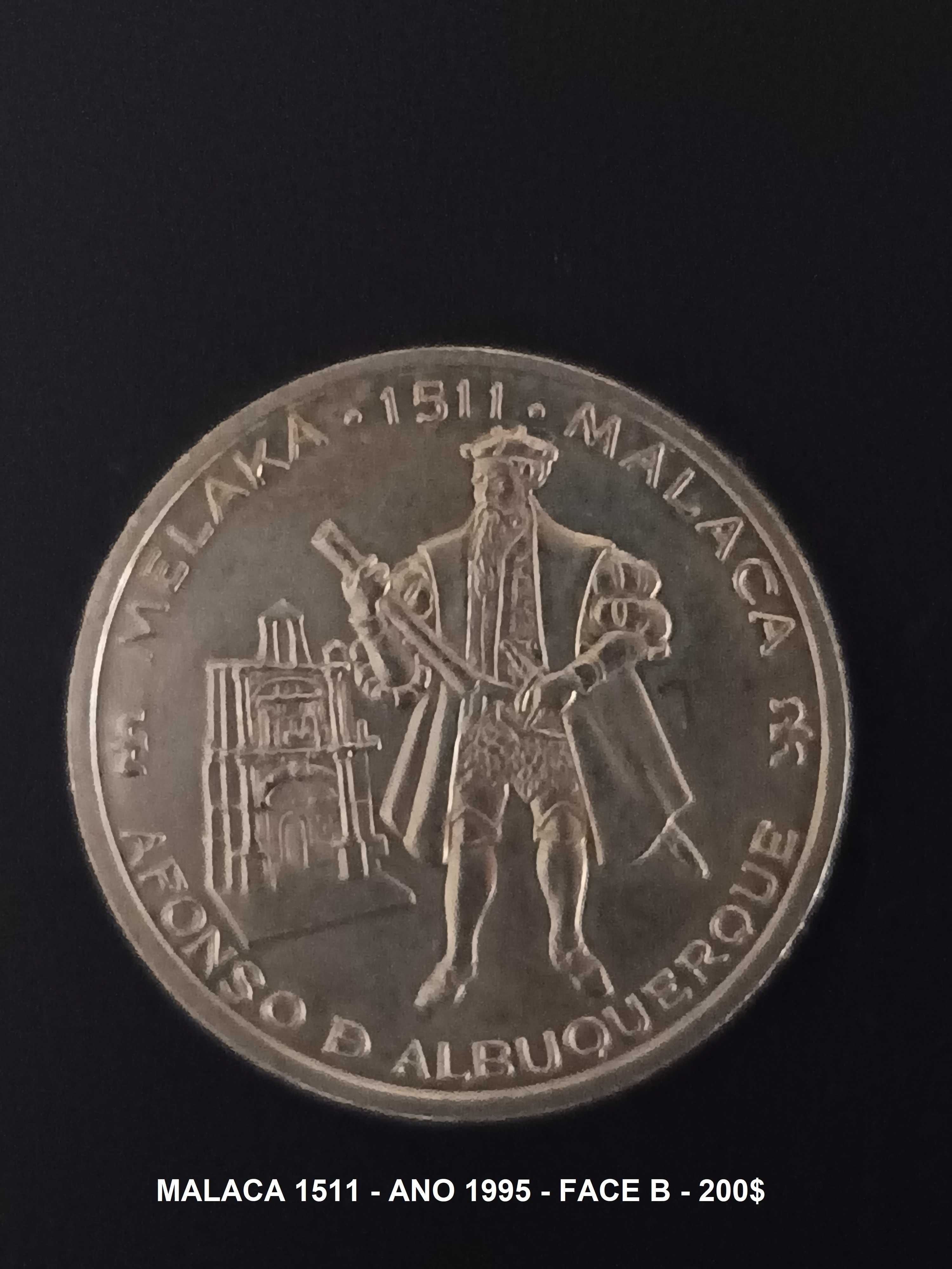 Moedas comemorativas em escudos