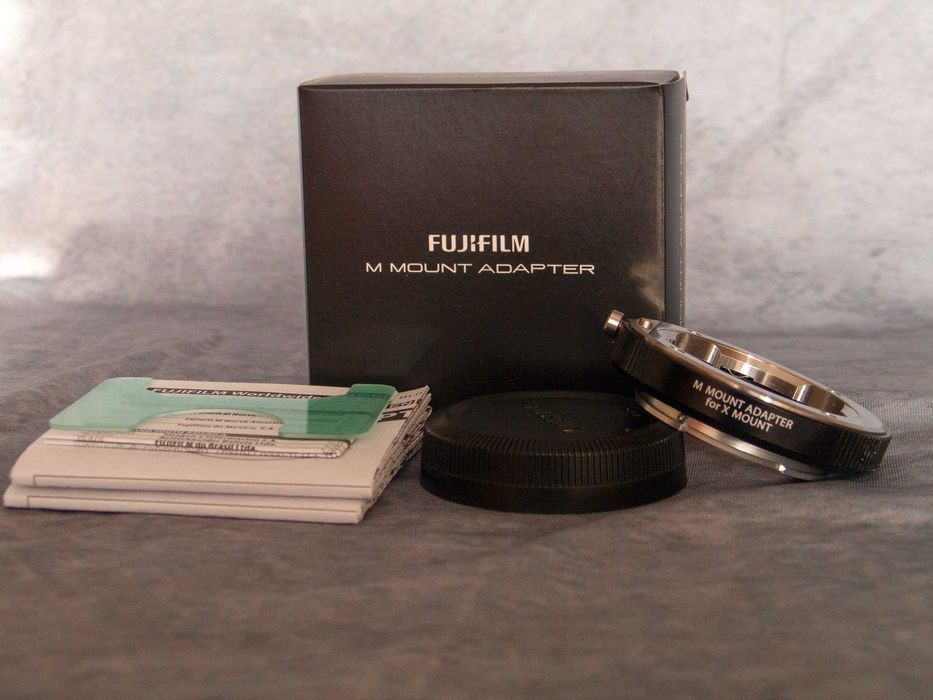 Anel adaptador original FUJIFILM para montagem X para lentes  M Mount