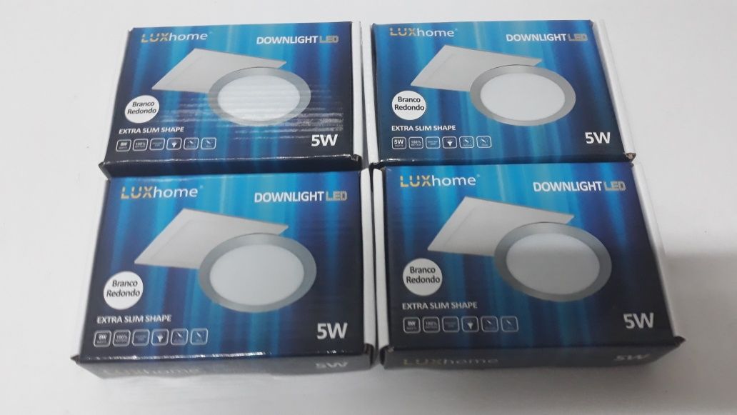 Luz Led, Downlight Led 4 unidades.