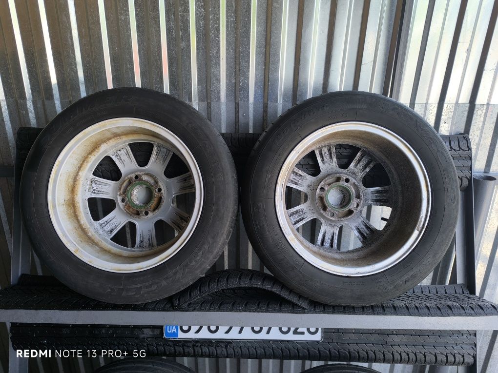 Колеса R15 4x114.3 6.5J ET40 ЦО 72.6 (67.1) мм літо 195/60R15