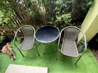 Zestaw meble ogrodowe krzesła i stół