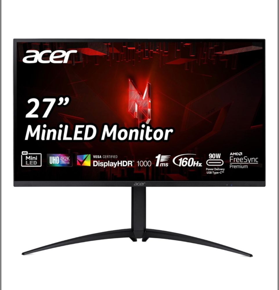 4К 160Гц Acer Nitro XV275KP3biipruzx монітор