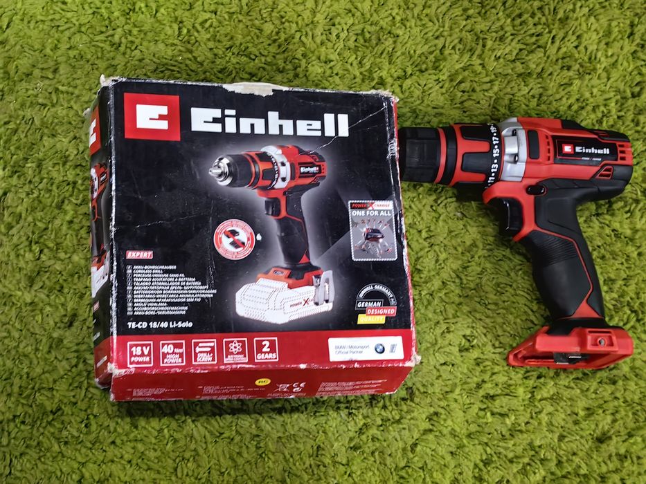 Wiertarko-wkrętarka Einhell TE-CD 18/40 jak nowa Solo pudełko DPD