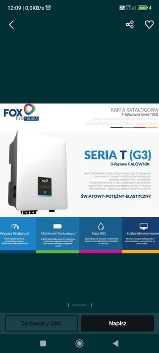 Falownik t3 g3 foxess