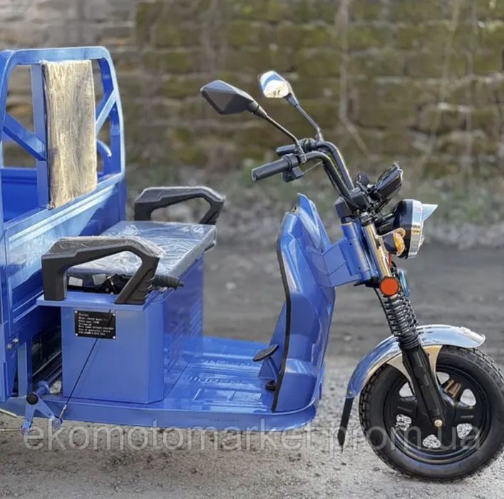 Грузовий електротрицикл дозер модель 2  DOZER 1200w грузовой