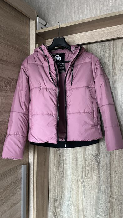 Kurtka rozowa pikowana pitbull