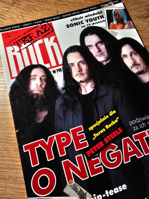 Teraz Rock 3 (49) marzec 2007 - Type O Negative, Sonic Youth