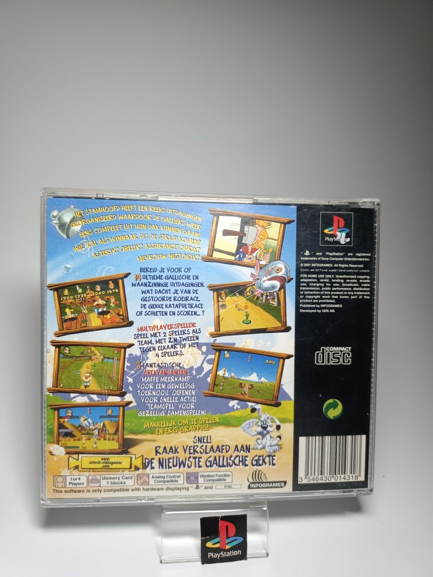 Asterix Mega Madness Playstation 1 Ps1 Psx PsOne