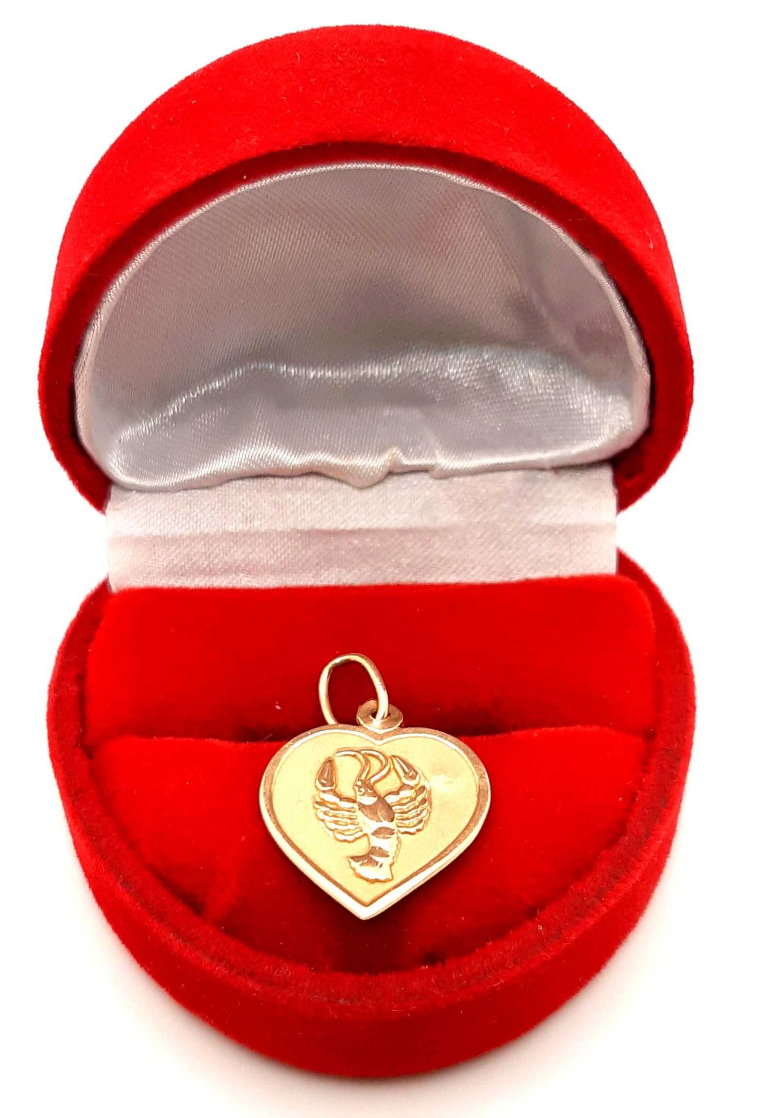 Złota zawieszka znak zodiaku Rak PR.585 W:0,75gr InterSKLEP