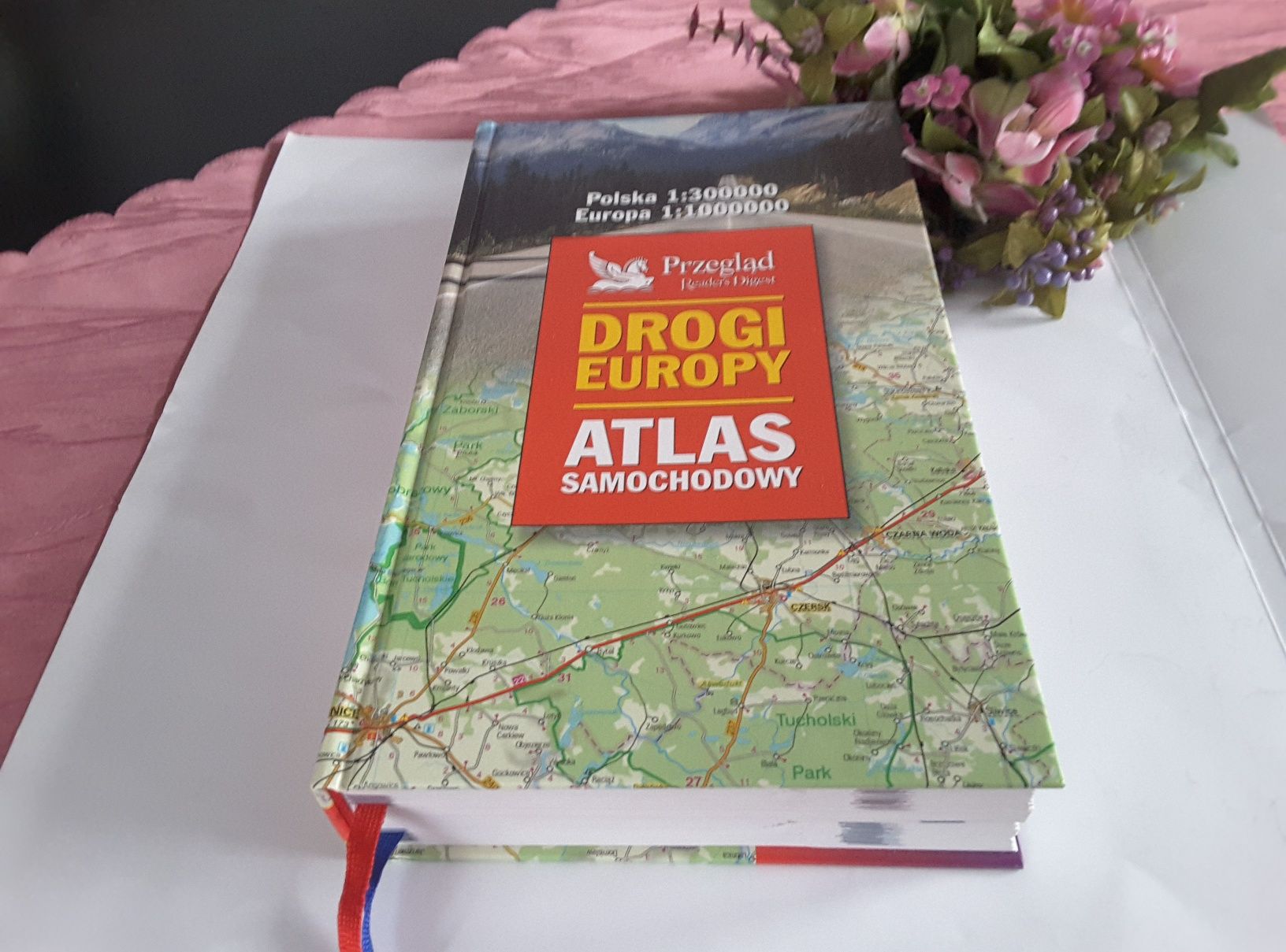 Atlas samochodowy Europy Polski / super prezent /