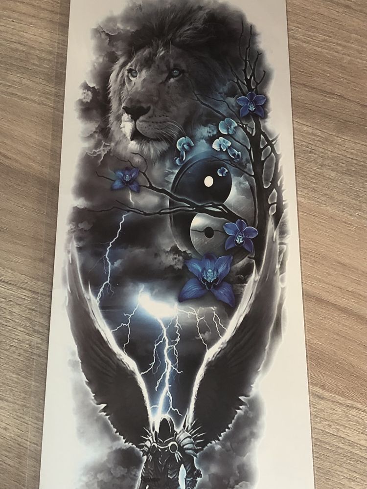 Zmywalne tatuaze sztuk 6