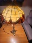 lampka,lampa witraż (stołowa, nocna) wysoka