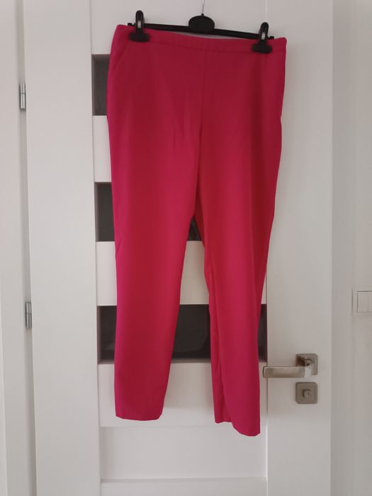 Spodnie damskie w kolorze fuksji, rozm. 40
