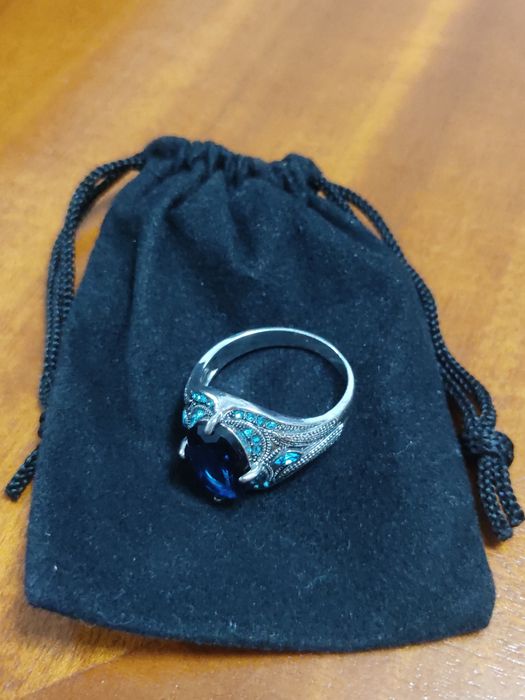 Anel Blue Python Vintage