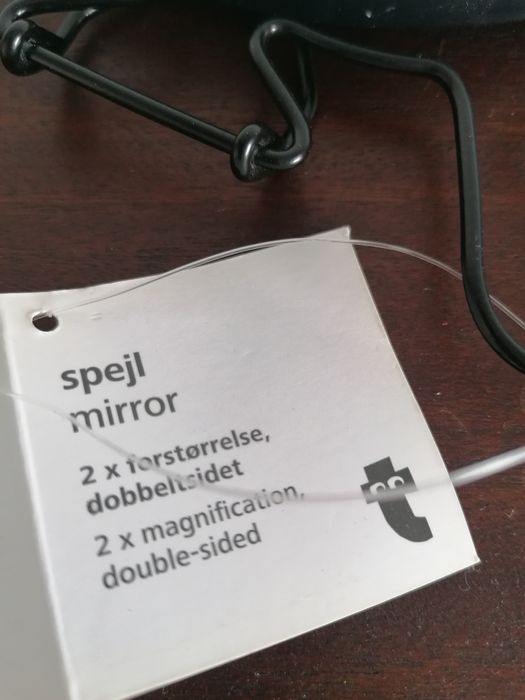 Espelho de mesa de aumento