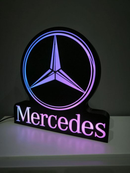 Logo Mercedes Led RGB