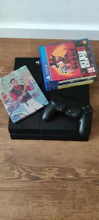 PS4 konsola + pad + gry