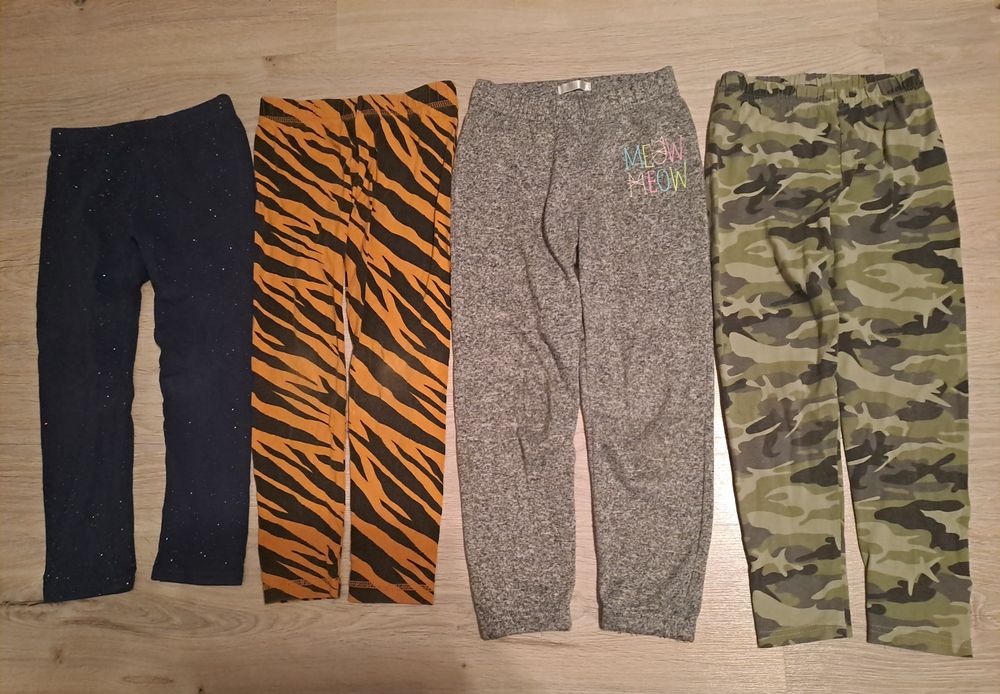 Legginsy 4 szt, roz. 116