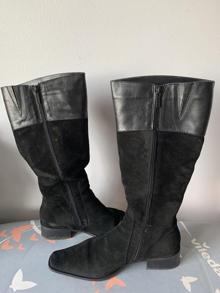 Kozaki czarne Lasocki r.40 stan bdb