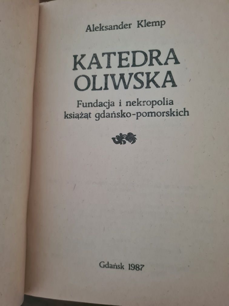 Katedra Oliwska - Aleksander Klemp. Książka