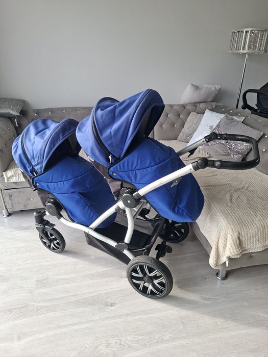 Wozek bebetto 42 3w1 blizniaczy dla bliźniakow duo podwójny rok po rok