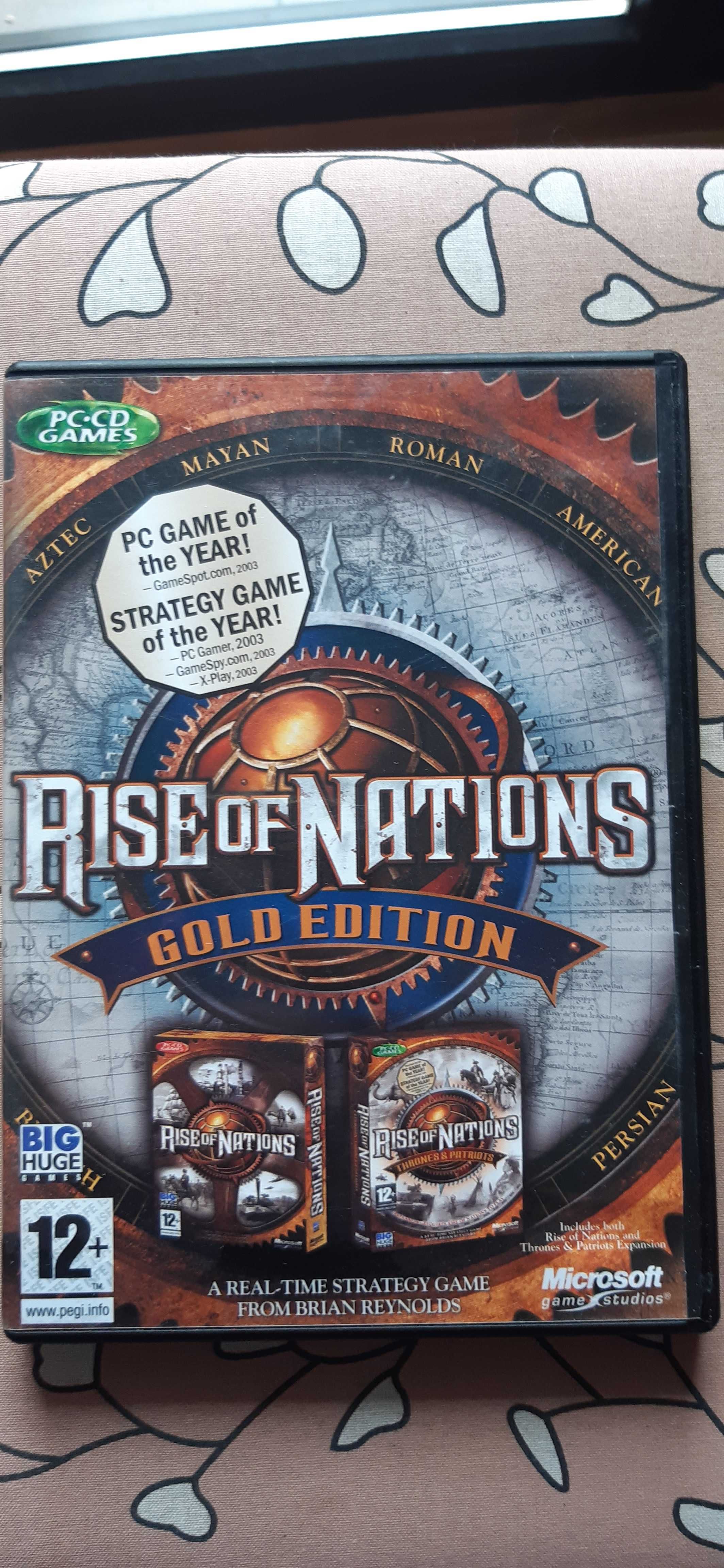 gra pc retro strategia rise of nations gold edition