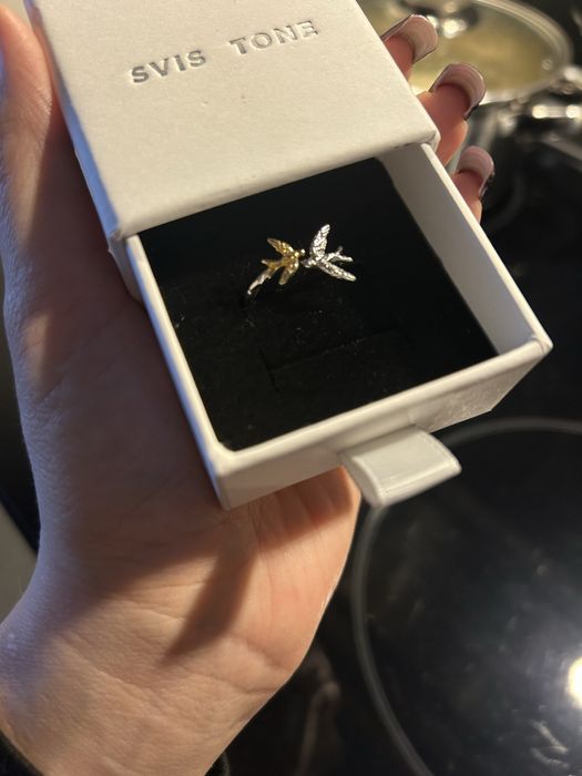 Колечко срібне "Птахи"