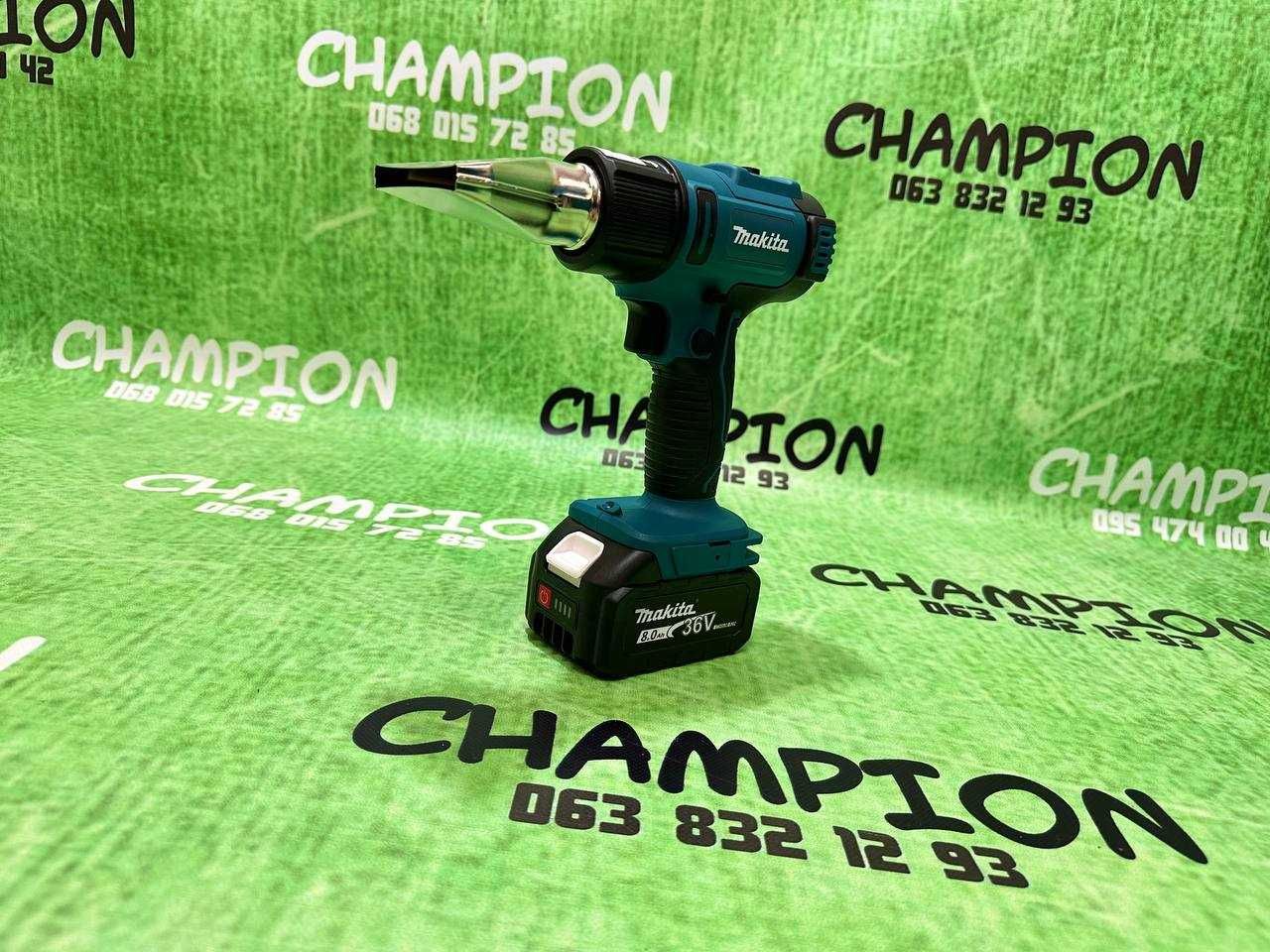 Акумуляторний Фен Makita DHG180PT Безщітковий з регулятором потоку 36V