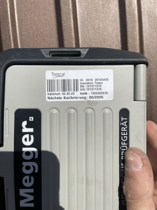 Megger MIT310 из Германии после техпроверки