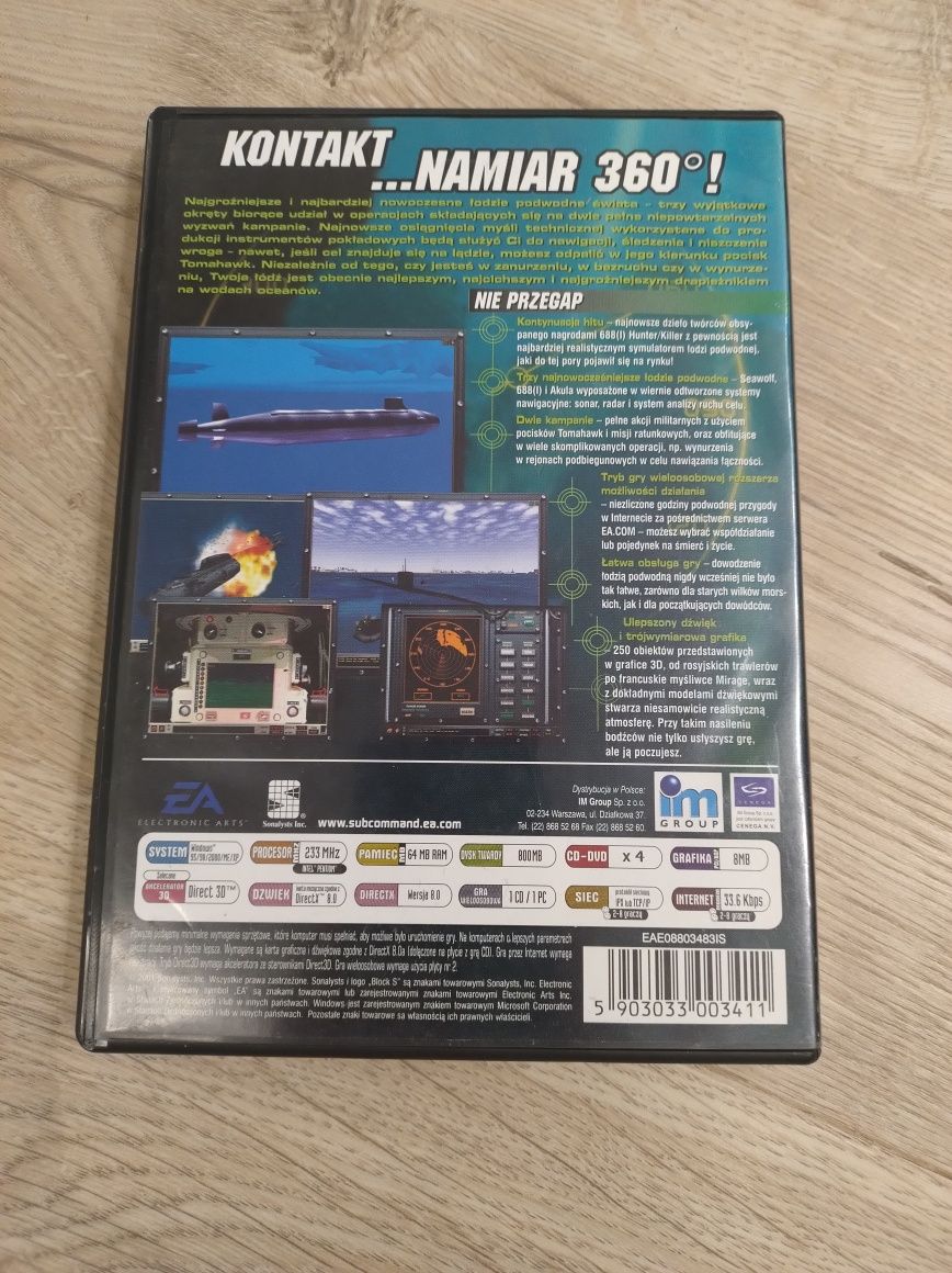 Sub command symulator okrętu podwodnego Akula,, 688(i), Seawolf
