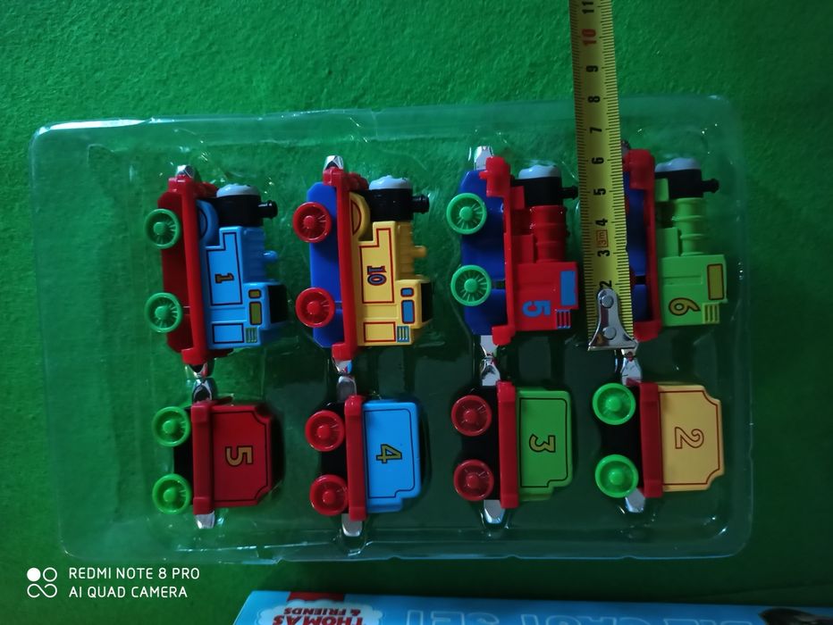 Потяг магнітний Томас поїзд конструктор цифри вагони магнитный поезд