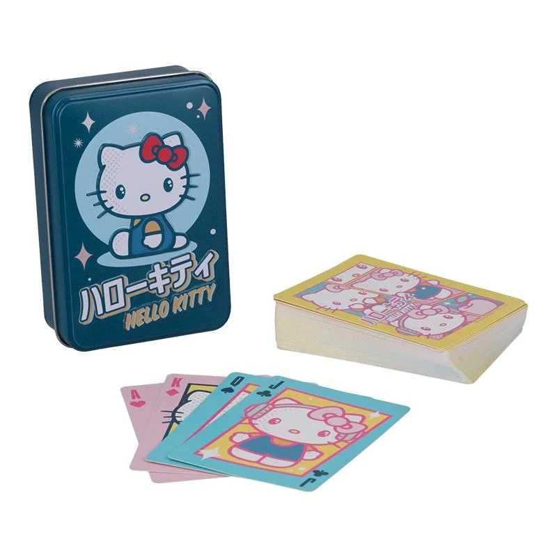 HELLO KITTY Karty Do Gry W Ozdobnej Puszce Playing Cards In A Tin Nowe