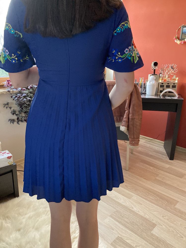 Piekna sukienka asos na wesele 36 s m boho chabrowa