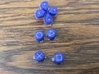 PS5 Playstation 5 przyciski pad kontroler fioletowe opis !!
