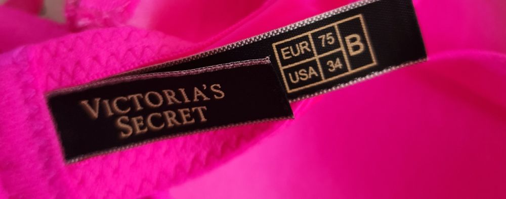 Zestaw bielizny damskiej Victoria's Secret różowy 34/ 75B
