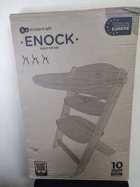 KinderKraft Enock - Cadeira Bebé de madeira para comer