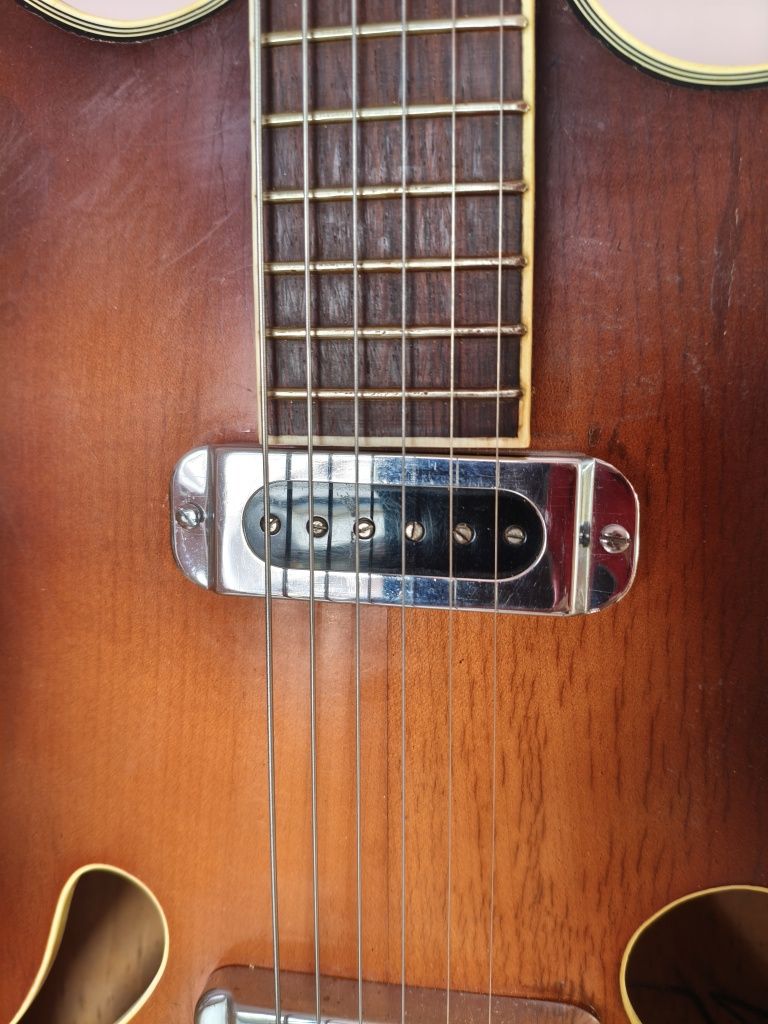 Migma Favorit By Heinz Seifert gitara hollow body z lat 50