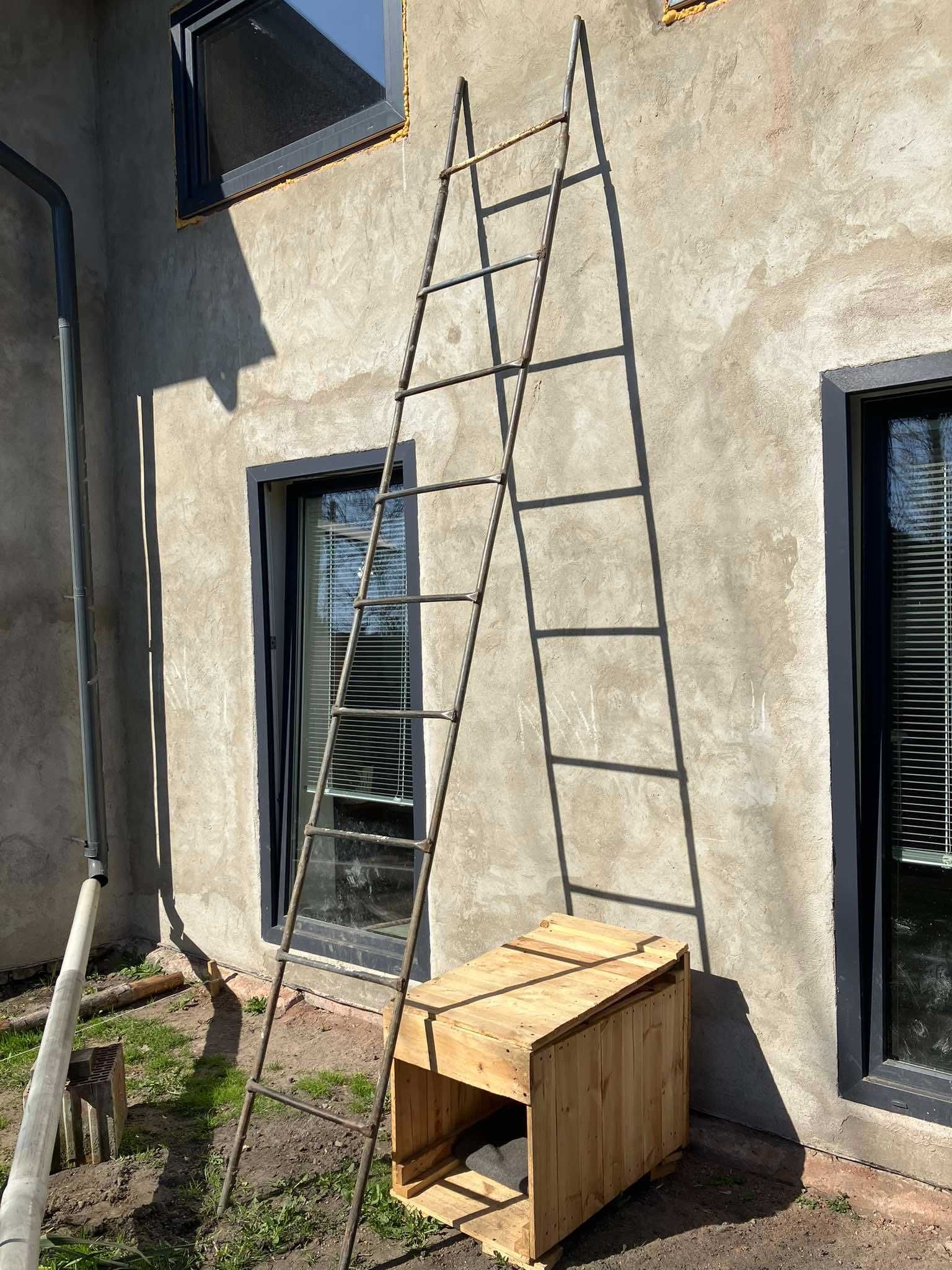 Drabina Metalowa Mocna 370 cm