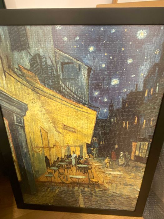 Puzzle Van Gogh Starry Night 1500 Emoldurado