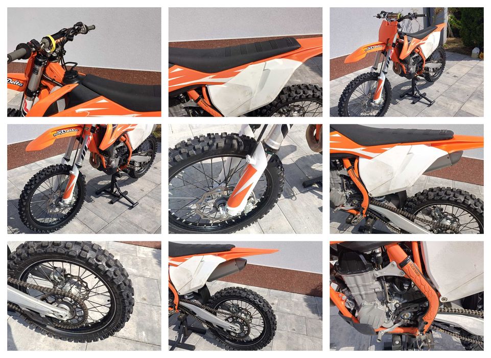 KTM SX-F 450, 2018 r. zawieszenie WP, raty na oświadczenie, transport!