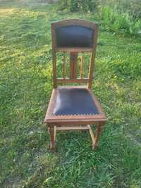 Stare krzesła obicie skóra