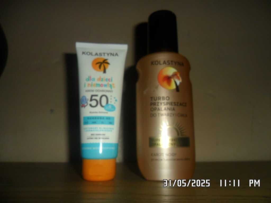 Kolastyna: Turbo Przyspieszacz Opalania Spray + Krem Ochronny Dla Dzie