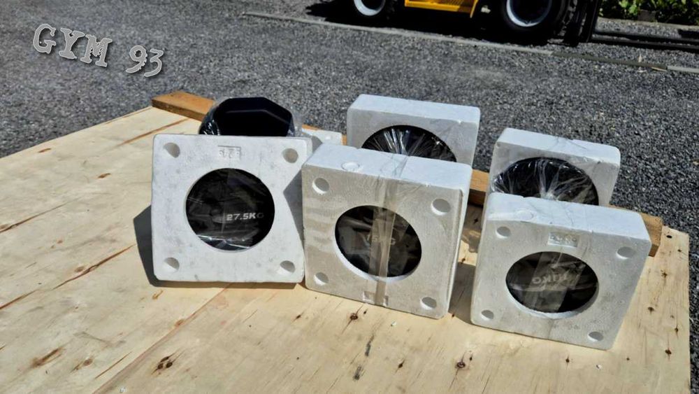 Zestaw hantli PREMIUM w PU do 30 kg co 2,5 kg 8-śmiokąt